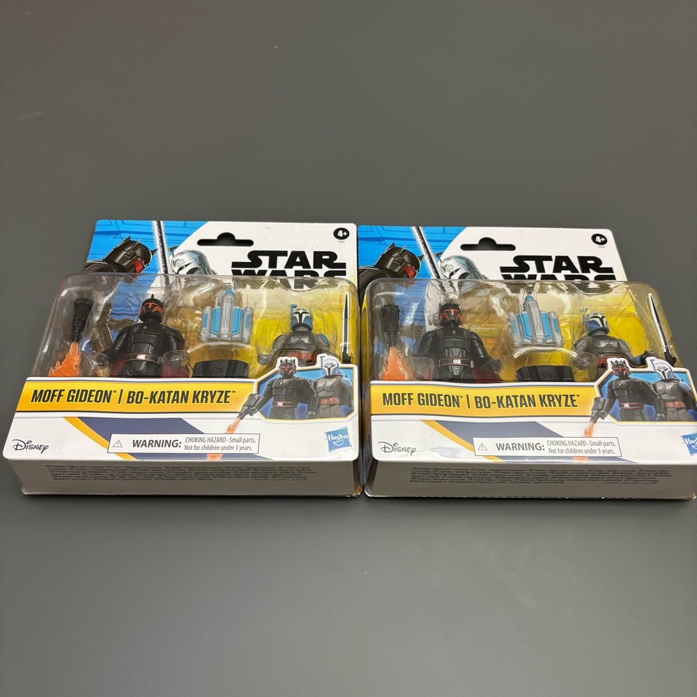Star Wars Epic Heroes Series Moff Gideon & Bo-Katan Kryze Hasbro/Disney Lot of 2